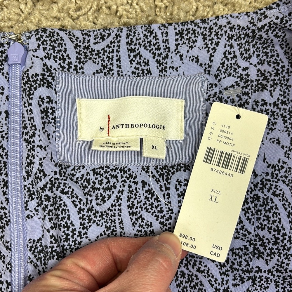 NWT Anthropologie the Cecily sweetheart top sz xl - Picture 8 of 10
